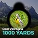 Wingspan Optics Titan 12X50 High Powered Monocular Scope. Optimal Brightness and Clarity. Durable. One Hand Focus. Waterproof. Fog Proof. Specially Designed for Bird Watching, Nature Watching, Hunting