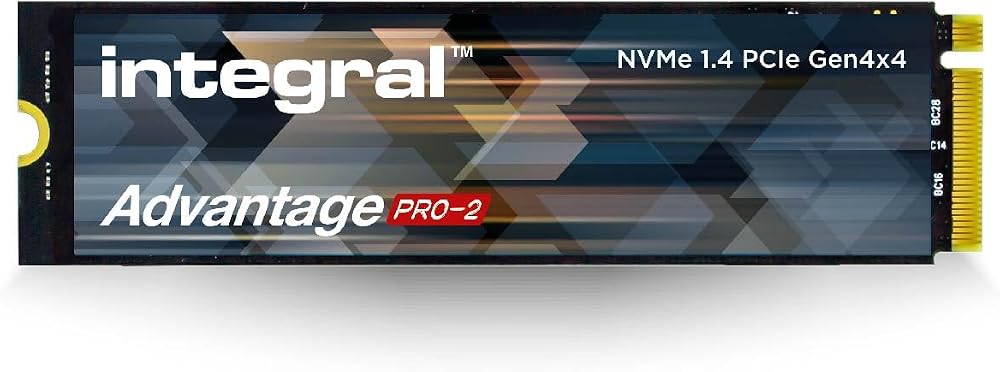 Integral 2TB Advantage Pro-2 M.2 2280 PCIe Gen4 NVMe SSD 7300MB/s