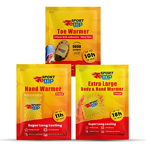 Hand, Toe, & Large Body and Hand Warmers Variety Pack, 10 Pairs Hand