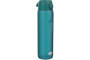 Ion8 One Touch Sport Leakproof Water Bottle - 34 oz/1000 ml - Aqua