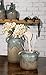 IMAX 13325 Bardot Blue Stone Large Ceramic Vase