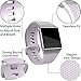 Wepro Fitbit Ionic Watch Band, Bands Replacement Sport Strap Accessory for Fitbit Ionic Smartwatch, Small, Teal, Lavender, White