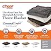 Cheer Collection Ultra Soft Faux Fur to Microplush Reversible Cozy Warm Throw Blanket - 86