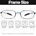 AQWANO 2 Pack Blue Light Blocking Computer Reading Glasses UV Protection Flexible TR90 Frame Lightweight Readers Glasses for Women Men +2.0