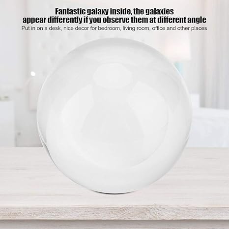 Amazon Co Jp 水晶玉の装飾 透明水晶玉 滑らかな水晶玉 現在の占いの友達のため Moon ホーム キッチン