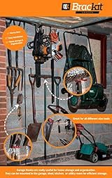 brackit 10x Garage Hooks Heavy Duty 30pc Set Wall Mounted Storage view 6