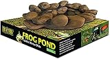 Exo Terra ET Frog Pond Small Pebble Water Dish 75ml Recessed Access view 1