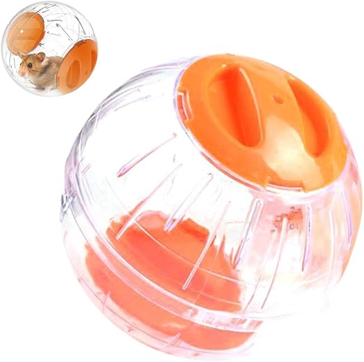 SAMTITY Hamster Ball, 12cm Mini plástico Transparente Hamster ...