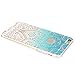 iPhone 6 Case, iPhone 6s Case,JAHOLAN TPU Silicone Gel Soft Clear Case Cover for Iphone 6 6S - Blue White Tribal Henna