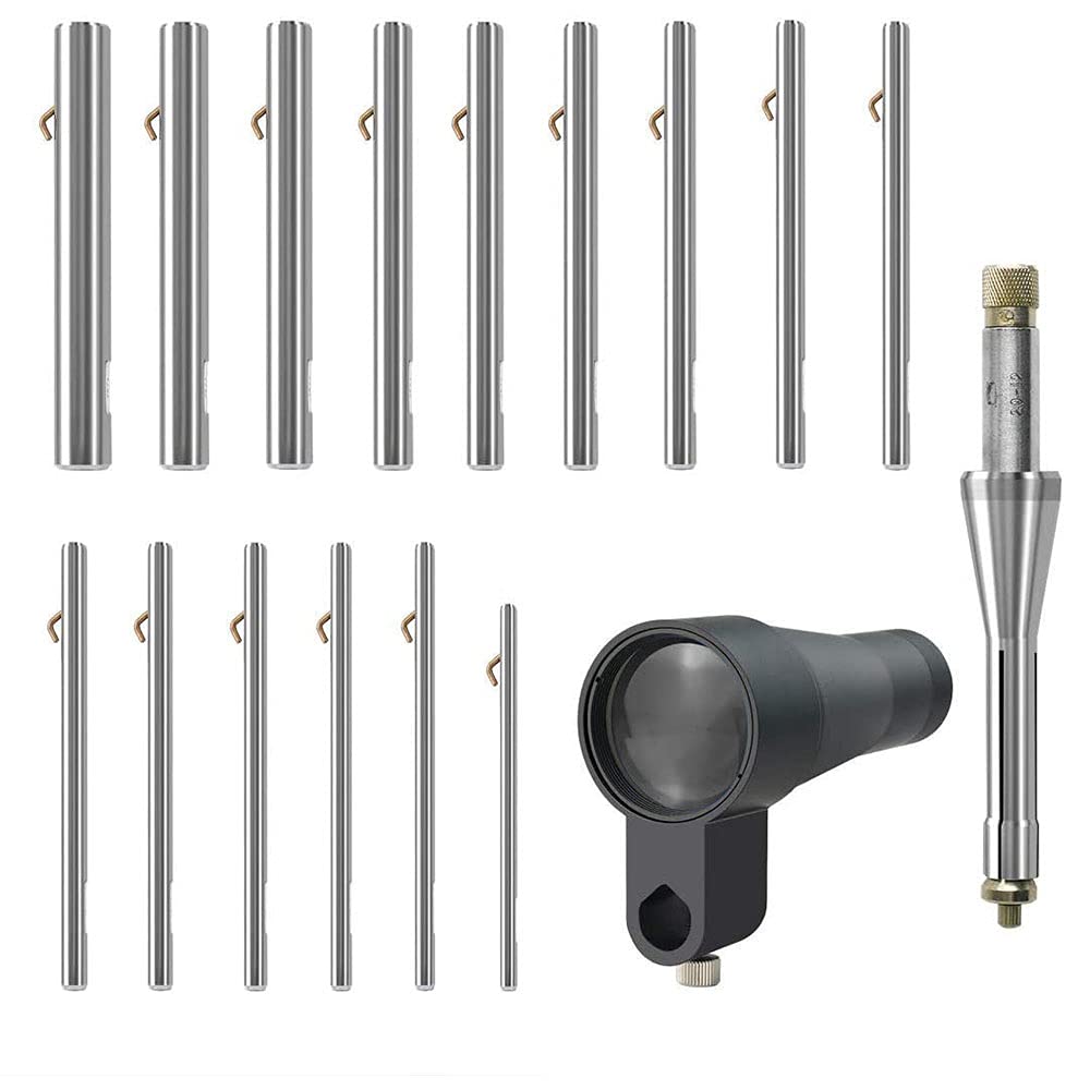 ANCLLO 15Pcs Borsighter Kit Precision Sighter Arbor Set Including a Bore Sighter.177 cal to .50