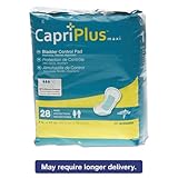 Medline BCPADE03CT Capri Plus Bladder Control Pads, Ultra Plus, 8 X 17, 28/pack, 6/carton
