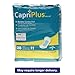 Medline BCPADE03CT Capri Plus Bladder Control Pads, Ultra Plus, 8 X 17, 28/pack, 6/carton