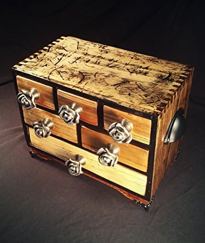 "King of Hearts" Small Chest of Drawers Box by Cleveland Graham