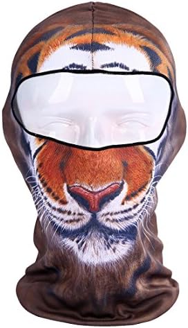YASHALY Balaclava Ski Mask Thin Breathable Masked Hoods Hats 3D Summer Bandana Full Face Ninja Masks For Men and Women (Free Size, BB-04)