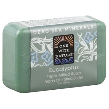 Amazon Com One With Nature Triple Milled Soap Bar Eucalyptus 7 Oz Pack Of 3 Beauty