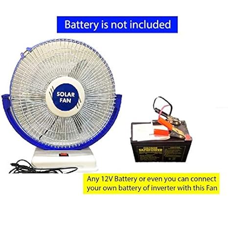 Belifal Solar Fan Dc 12vvolt 15watt Direct Fan Solar Panel Not Included Works On Any 12v Battery