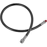 JUSTOOP Scuba Diving Low Pressure Hose for Standard BCD,Premium Rubber 350PSI Dive LP Inflato Hoses with Quick Connector, 26"/28"/30",Black