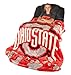 College Covers Everything Comfy Ohio State Buckeyes Soft and Warm Huge Raschel Throw Blanket, 86