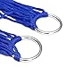 Apontus 40327 Single Nylon Rope Hammock, Blue