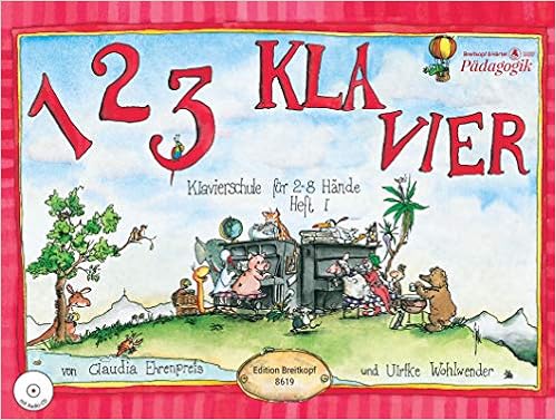 Amazon It 1 2 3 Klavier Klavierschule Fur 2 8 Hande Heft 1 Mit Cd Zu Heft 1 Und 2 Eb 8619 Claudia Ehrenpreis Ulrikewohlwender Libri In Altre Lingue