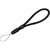 VKO Soft Camera Wrist Strap, Rope Camera Hand Strap | for Point-and-Shoot Camera,Mirrorless Camera,Small Camera Hand Strap Black