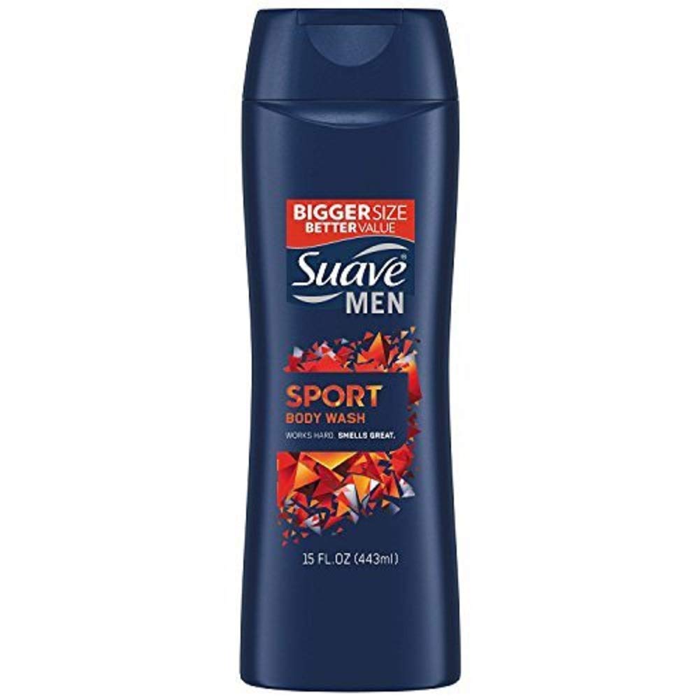 Suave Men Body Wash, Sport, 15 Fl Oz : Bath And Shower Gels : Beauty