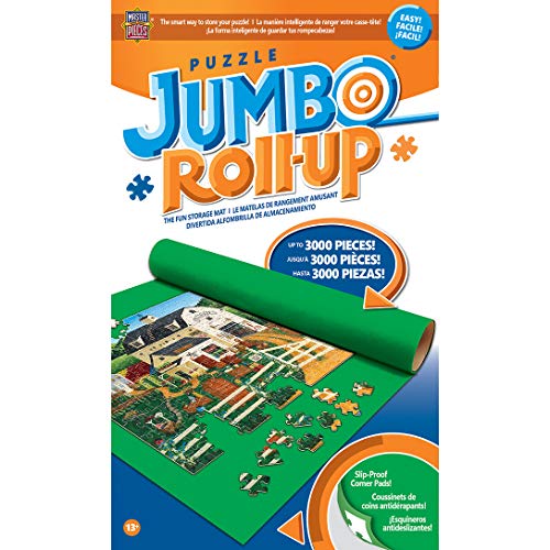 MasterPieces Accessories, Jigsaw Puzzle Jumbo Roll & Stow Box, 48" x 36", Fits 3000 Pieces, Packaging may vary