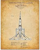 Disneyland Astro Orbitor - 11x14 Unframed Patent Print - Great Gift for Disney Fan