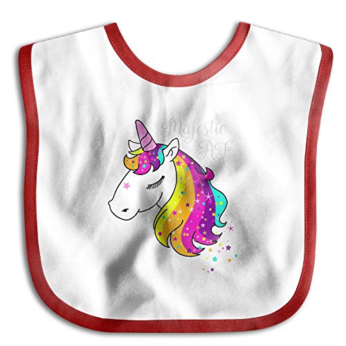 Rainbow Unicorn Baby Bibs,Baby Drool Bibs, Absorbent Soft Drooling &amp; Teething Bibs Adjustable Snaps For Boys And Girls
