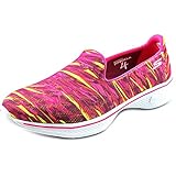 Skechers Performance Women's Go Walk 4 Electrify Walking Shoe, Pink/Multi, 9 M US