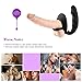 Utimi Rechargeable Anal Plug Elastic Scrotum Ring Powerful 10-Mode Vibrators with Detachable Bullet Vibrator and Precise Motor