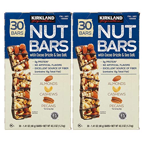 Kirkland Signature Nut Bars, 1.41 oz, 30 ct X 2 Pack ( 60 Total
