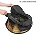 ammoon 21-Inch Cymbal Bag Backpack Three Pockets with Removable Divider Shoulder Strap