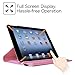 Fintie Rotating Case for iPad 4 3 2 (Old Model) 9.7 inch Tablet - 360 Degree Rotating Smart Stand Protective Cover Auto Wake/Sleep for iPad 4th Gen Retina Display, iPad 3 & iPad 2, Pink