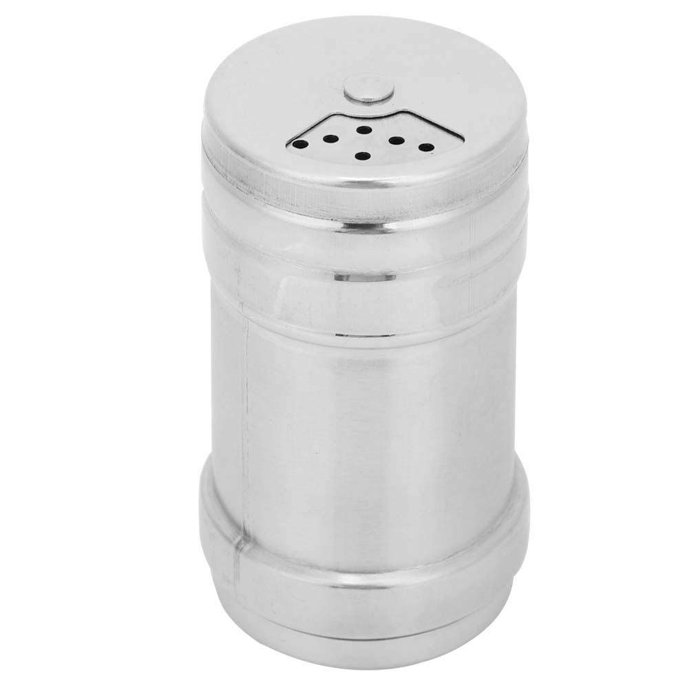 Stainless Steel Spice Condiment Bottle, Cooking Spice Organizer Spice Dispenser, Kitchen Gadget Seasoning Organizer Jar Canister, for Store Salt, Pepper, Hot Pepper and etc(Medium)