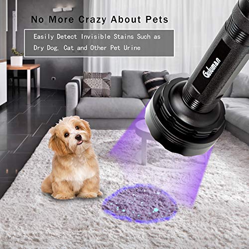 UV Flashlight 100 LED Blacklight Flashlights Bright Black Light