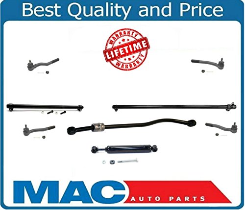 MACAuto Parts Steering Tie Rods Stabilizer Links Chassis 7pc Kit Replacement Part For Jeep Grand Cherokee 99-04