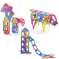 MAGDISGNER Magnetic Building Block Magnetic Toys, 62 Piece Starter Inspire Kit, Preschool Skills Educational Game Construction Building Sets