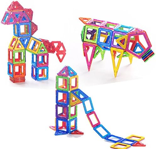 MAGDISGNER Magnetic Building Block Magnetic Toys, 62 Piece Starter Inspire Kit, Preschool Skills Educational Game Construction building sets
