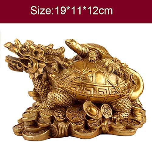 FYMIJJ sculpture Feng Shui Turtles On Top Of A Dragon/feng shui dragon turtle,E