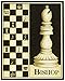 WallsThatSpeak 4 Classic Chess Pieces Art Prints Bishop Knight Game Room, 8 by 10-Inch