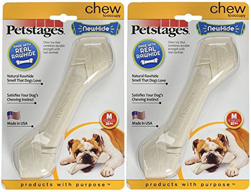 Petstages  Newhide Safe Replacement for Rawhide Dog Chew, Du