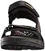 ECCO Men's Yucatan Sport Sandal, Black/Mole/Black Oil Nubuck, 11-11.5