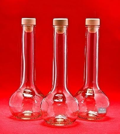 6 Leere Glasflaschen 200ml TUL-HGK Flaschen 200ml mit Saftflaschen 0,2 Liter l Likörflaschen Schnapsflaschen Essigflaschen Öl