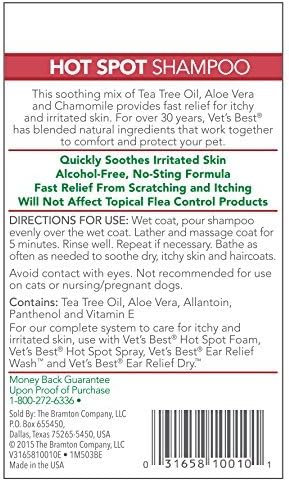 vet's best hot spot shampoo