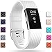 Geak Fitbit Charge 2 Bands, Special edition Replacement bands for Fitbit Charge2,Large White