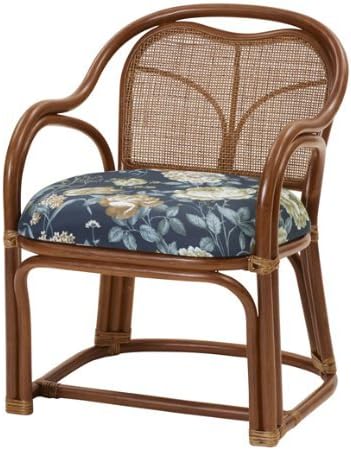 Amazon ラタンチェア 籐椅子 籐チェア アジアンチェア 籐いす 花柄 C33hra Z33hra 座椅子 オンライン通販