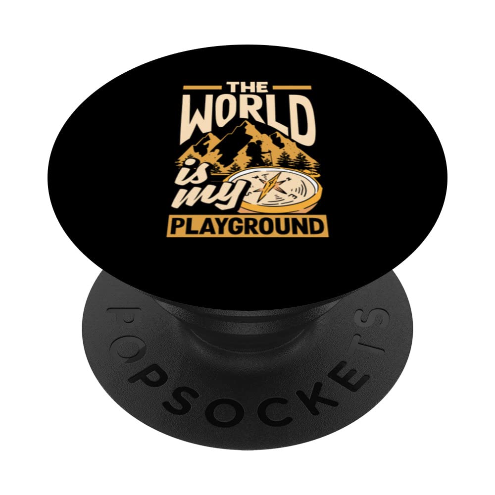 The world is my playground Survival Wildlife PopSockets Swappable PopGrip
