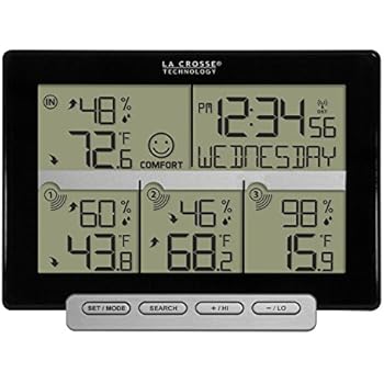 La Crosse Technology 308-1412-3TX-INT Wireless Weather Station (Including 3 Sensors)