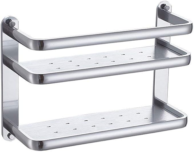 OUPPENG Saving Space Bathroom Shelf 2level Bathroom Shelf